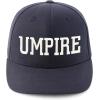 imageTrendy Apparel Shop Plain and Embroidered Wool Structured 6 Panel Umpire Fitted Flexfit CapUmpire Navy