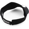 imageTrendy Apparel Shop Racing 3D Embroidered Flame Car Race Flag Visor CapBlack