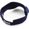 imageTrendy Apparel Shop Racing 3D Embroidered Flame Car Race Flag Visor CapNavy