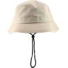 imageTrendy Apparel Shop Short Brim Ripstop Lariat Boonie Bucket Hat with Rope Chin StrapKhaki