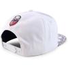 imageTrendy Apparel Shop Skull Bandana Embroidered Paisley Print Flatbill CapWhite Usa