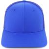 imageTrendy Apparel Shop Structured High Profile 6 Panel Mesh Trucker Baseball CapRoyal