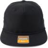 imageTrendy Apparel Shop UPF 50 Unstructured 5 Panel Flatbill Golf Snapback CapBlack Black