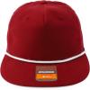 imageTrendy Apparel Shop UPF 50 Unstructured 5 Panel Flatbill Golf Snapback CapCardinal White