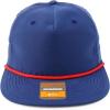 imageTrendy Apparel Shop UPF 50 Unstructured 5 Panel Flatbill Golf Snapback CapNavy Red