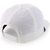 imageTrendy Apparel Shop UPF 50 Unstructured 5 Panel Flatbill Golf Snapback CapWhite Black