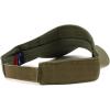 imageTrendy Apparel Shop USA American Flag Embroidered Polyester Summer Visor HatKhaki