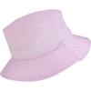 imageTrendy Apparel Shop Unisex Cotton Short Brim Crusher Bucker HatPink Seersucker