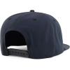 imageTrendy Apparel Shop Unstructured 5 Panel Polyester Rope Flatbill Snapback CapBlack Black