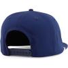 imageTrendy Apparel Shop Unstructured 5 Panel Polyester Rope Flatbill Snapback CapNavy White