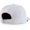 imageTrendy Apparel Shop Unstructured 5 Panel Polyester Rope Flatbill Snapback CapWhite Black
