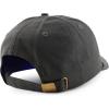 imageTrendy Apparel Shop Unstructured 6 Panel Rope Trim Cotton Ripstop Ball CapCharcoal