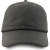 imageTrendy Apparel Shop Unstructured 6 Panel Rope Trim Cotton Ripstop Ball CapCharcoal
