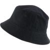imageTrendy Apparel Shop Washed Cotton Fisherman Short Brim Bucket HatBlack