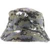 imageTrendy Apparel Shop Washed Cotton Fisherman Short Brim Bucket HatBlue Digital Camo