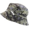 imageTrendy Apparel Shop Washed Cotton Fisherman Short Brim Bucket HatBlue Digital Camo