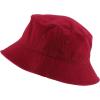 imageTrendy Apparel Shop Washed Cotton Fisherman Short Brim Bucket HatBurgundy