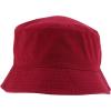 imageTrendy Apparel Shop Washed Cotton Fisherman Short Brim Bucket HatBurgundy