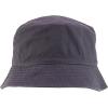 imageTrendy Apparel Shop Washed Cotton Fisherman Short Brim Bucket HatDark Grey