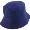 imageTrendy Apparel Shop Washed Cotton Fisherman Short Brim Bucket HatNavy