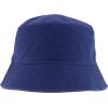 imageTrendy Apparel Shop Washed Cotton Fisherman Short Brim Bucket HatNavy