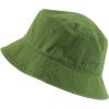 imageTrendy Apparel Shop Washed Cotton Fisherman Short Brim Bucket HatOlive