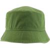 imageTrendy Apparel Shop Washed Cotton Fisherman Short Brim Bucket HatOlive