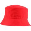 imageTrendy Apparel Shop Washed Cotton Fisherman Short Brim Bucket HatRed