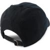 imageTrendy Apparel Shop Womens Hybrid Unstructured 6 Panel Curved Bill Cotton Dad CapBlack