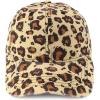 imageTrendy Apparel Shop Womens Unstructured Fashion Printed Ponytail Baseball CapLeopard