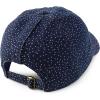 imageTrendy Apparel Shop Womens Unstructured Fashion Printed Ponytail Baseball CapNavy White Polka Dots