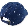 imageTrendy Apparel Shop Womens Unstructured Fashion Printed Ponytail Baseball CapNavy White Stars