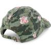 imageTrendy Apparel Shop Womens Unstructured Fashion Printed Ponytail Baseball CapOlive Camo Flower