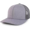 imageTrendy Apparel Shop 6 Panel Sonic Heather Trucker Baseball CapAuthentic Heather Grey