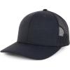imageTrendy Apparel Shop 6 Panel Sonic Heather Trucker Baseball CapBlack Heather Grey