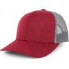 Maroon Heather Grey
