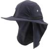 imageTrendy Apparel Shop Outdoor Lightweight Sun Protection Wide Brim Cap with Neck FlapBlack