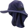 imageTrendy Apparel Shop Outdoor Lightweight Sun Protection Wide Brim Cap with Neck FlapNavy