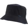 imageTrendy Apparel Shop Pigment Dyed Cotton Distressed Vintage Short Brim Bucket HatBlack