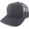 imageTrendy Apparel Shop Structured High Profile 6 Panel Mesh Trucker Baseball CapCharcoal