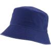 imageTrendy Apparel Shop Washed Cotton Fisherman Short Brim Bucket HatNavy