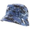imageTrendy Apparel Shop Washed Cotton Fisherman Short Brim Bucket HatNavy Dark Camo