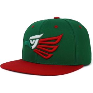 imageTrendy Apparel Shop Hecho En Mexico Eagle 3D Embroidered Snapback CapGreen Red
