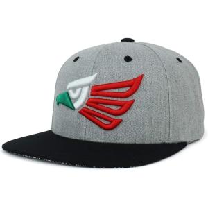 imageTrendy Apparel Shop Hecho En Mexico Eagle 3D Embroidered Snapback CapHeather Mexico