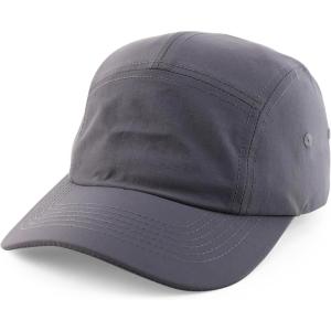 imageTrendy Apparel Shop Lightweight 5 Panel Unstructured Camper Style Baseball CapDark Grey