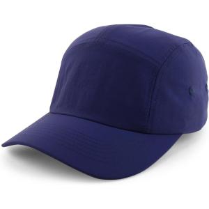 imageTrendy Apparel Shop Lightweight 5 Panel Unstructured Camper Style Baseball CapNavy