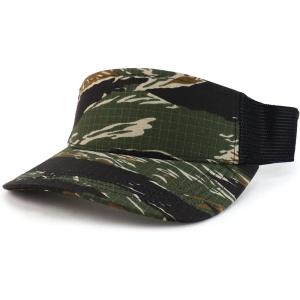 imageTrendy Apparel Shop Plain 2 Tone Mesh Back Visor with Adjustable Snap ClosureDigitalcamo Black