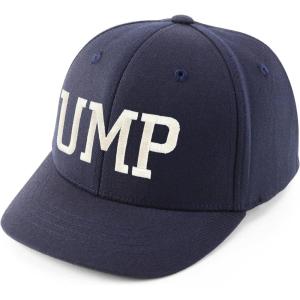 imageTrendy Apparel Shop Plain and Embroidered Wool Structured 6 Panel Umpire Fitted Flexfit CapUmp Navy