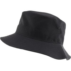 imageTrendy Apparel Shop Short Brim Ripstop Lariat Bucket HatBlack