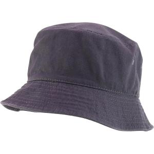 imageTrendy Apparel Shop Washed Cotton Fisherman Short Brim Bucket HatDark Grey
